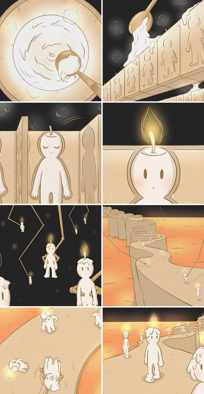 Este artista cria quadrinhos instigantes que provavelmente o farão chorar 9