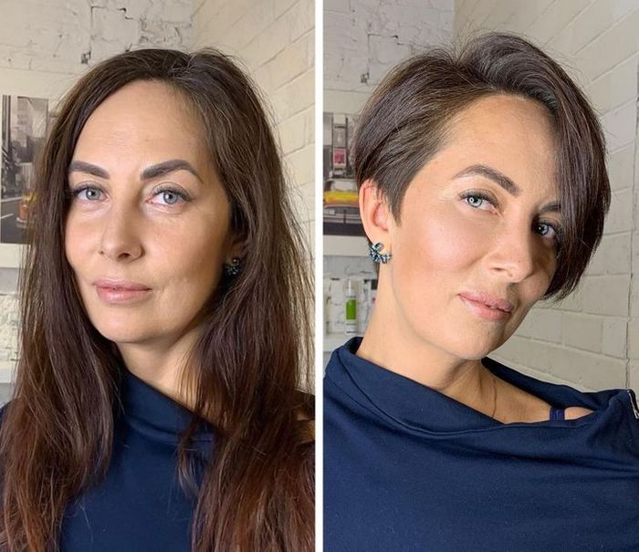 16 garotas que se despediram de seus cabelos compridos 16