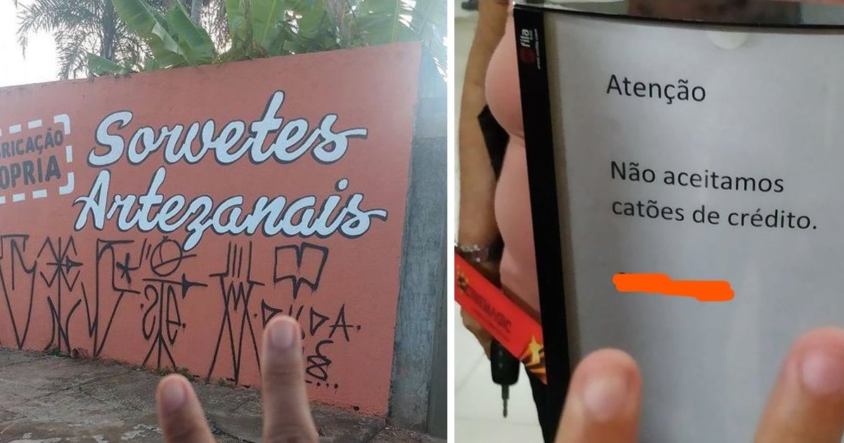 24 placas de avisos com erros engraçados de escrita