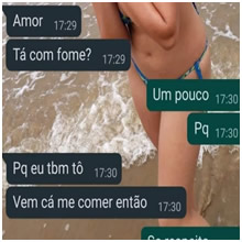 Ela toda assanhada / Eu todo santo