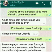 Cobrou o dinheiro emprestado e recebeu uma proposta complicada