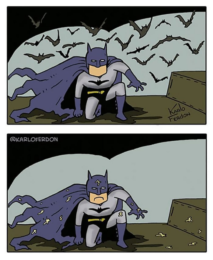 Artista mostra o dia a dia não tão glamoroso dos super-heróis 2 Artista mostra o dia a dia não tão glamoroso dos super-heróis 2