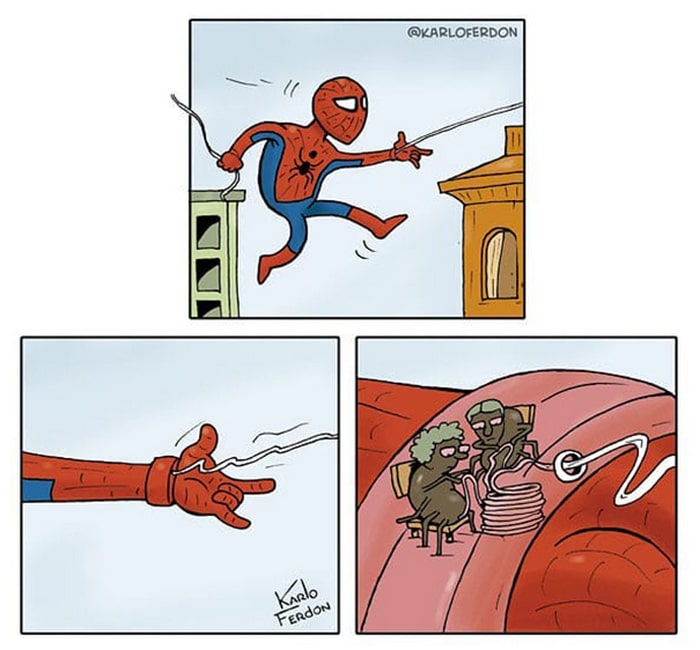 Artista mostra o dia a dia não tão glamoroso dos super-heróis 12 Artista mostra o dia a dia não tão glamoroso dos super-heróis 12