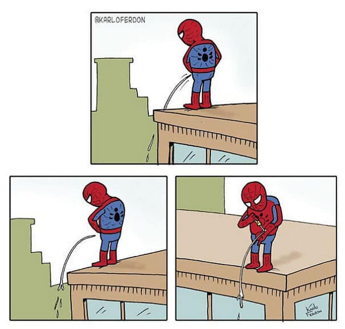 Artista mostra o dia a dia não tão glamoroso dos super-heróis 36 Artista mostra o dia a dia não tão glamoroso dos super-heróis 36