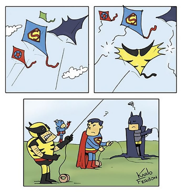 Artista mostra o dia a dia não tão glamoroso dos super-heróis 38 Artista mostra o dia a dia não tão glamoroso dos super-heróis 38