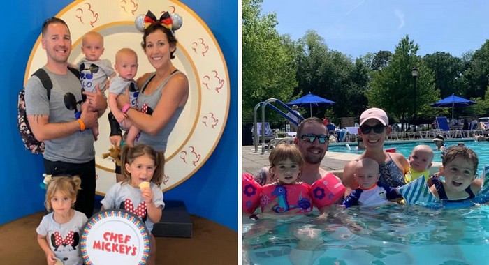 Criança de 4 anos salva a vida de sua mãe e cuida dos seus irmãos menores 1