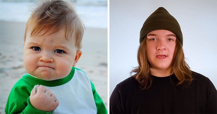22 fotos de antes e agora que mostram como os memes famosos mudaram 23