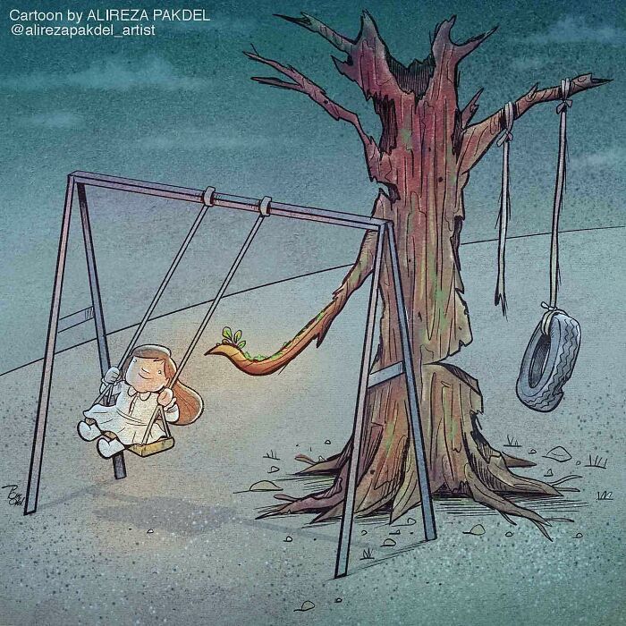 60 Ilustrações digitais que expõem as falhas da sociedade atual por Alireza Pakdel 53