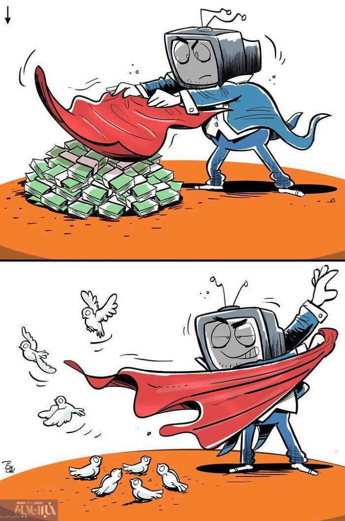 60 Ilustrações digitais que expõem as falhas da sociedade atual por Alireza Pakdel 47