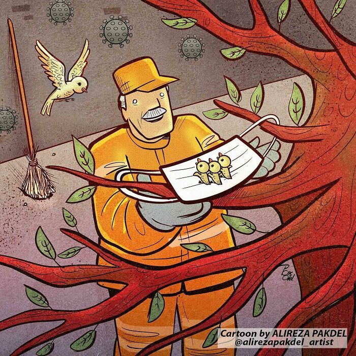 60 Ilustrações digitais que expõem as falhas da sociedade atual por Alireza Pakdel 37