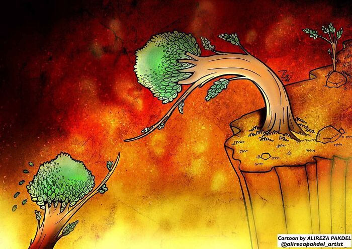 60 Ilustrações digitais que expõem as falhas da sociedade atual por Alireza Pakdel 36