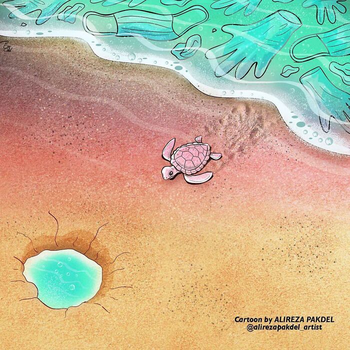 60 Ilustrações digitais que expõem as falhas da sociedade atual por Alireza Pakdel 34