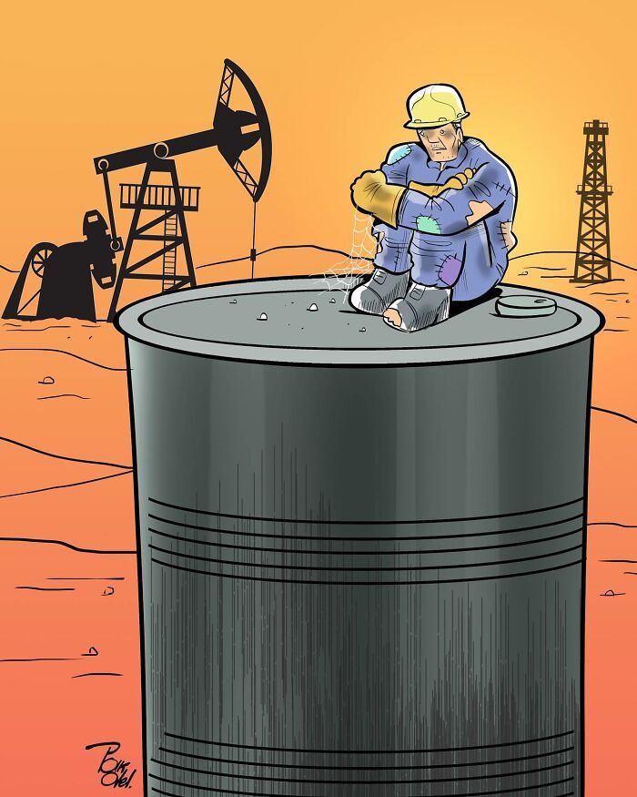 60 Ilustrações digitais que expõem as falhas da sociedade atual por Alireza Pakdel 33