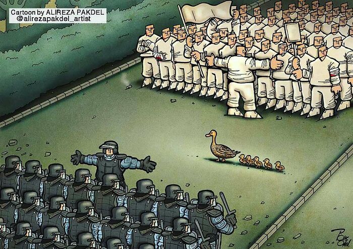 60 Ilustrações digitais que expõem as falhas da sociedade atual por Alireza Pakdel 32