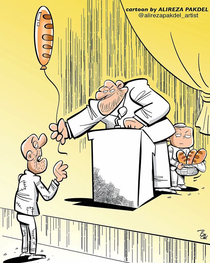 60 Ilustrações digitais que expõem as falhas da sociedade atual por Alireza Pakdel 29