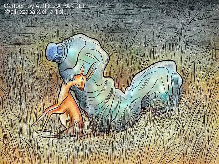 60 Ilustrações digitais que expõem as falhas da sociedade atual por Alireza Pakdel 24