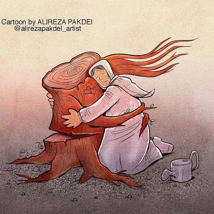 60 Ilustrações digitais que expõem as falhas da sociedade atual por Alireza Pakdel 23