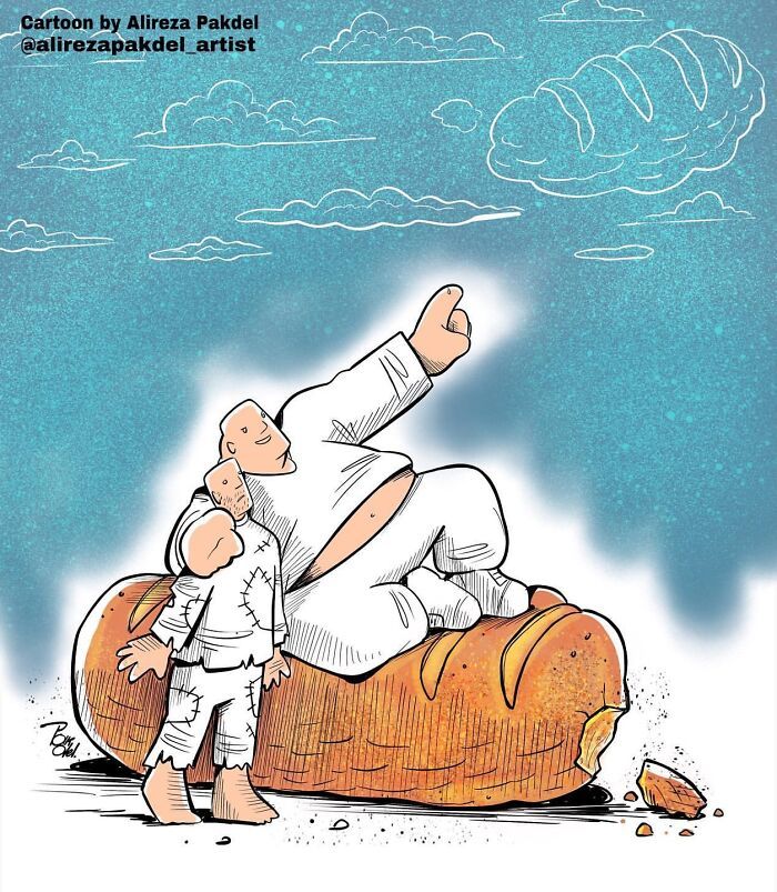 60 Ilustrações digitais que expõem as falhas da sociedade atual por Alireza Pakdel 21