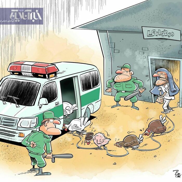 60 Ilustrações digitais que expõem as falhas da sociedade atual por Alireza Pakdel 15