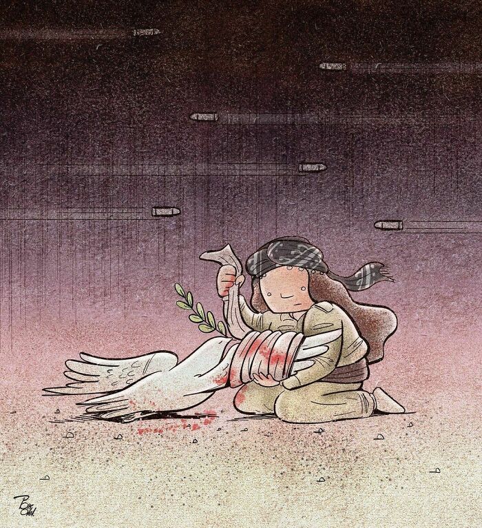 60 Ilustrações digitais que expõem as falhas da sociedade atual por Alireza Pakdel 14