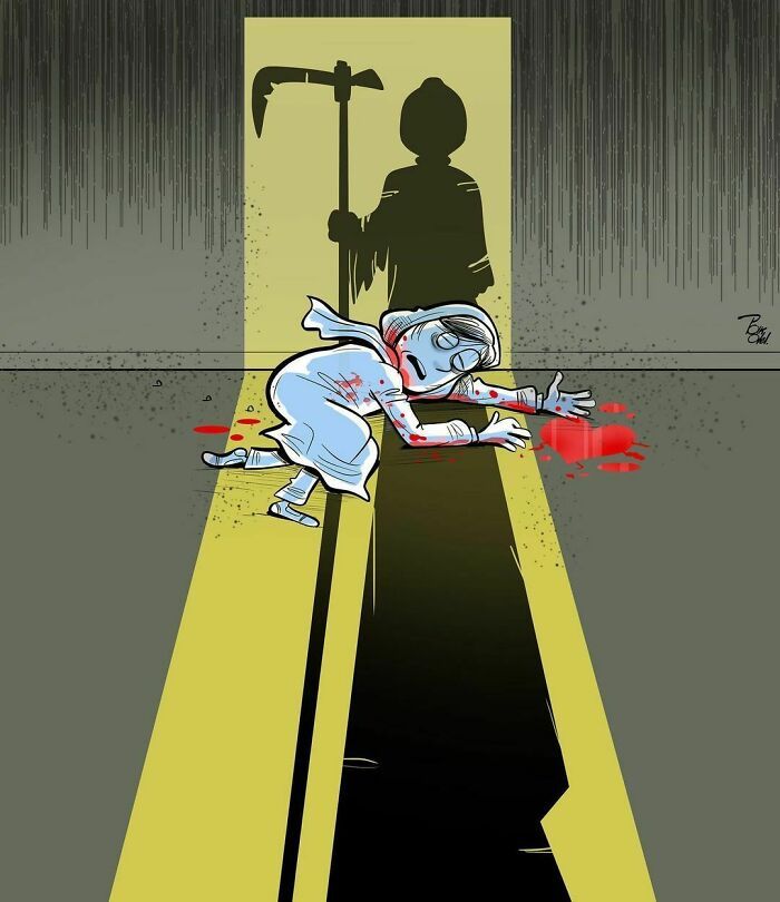 60 Ilustrações digitais que expõem as falhas da sociedade atual por Alireza Pakdel 5