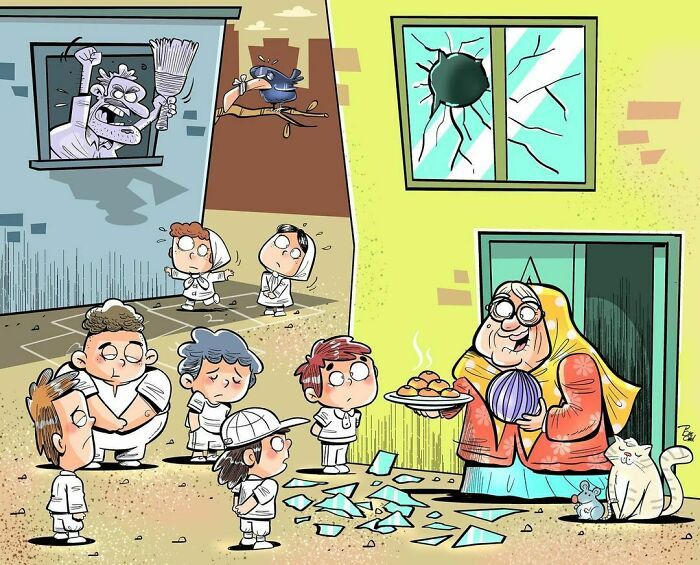 60 Ilustrações digitais que expõem as falhas da sociedade atual por Alireza Pakdel 2