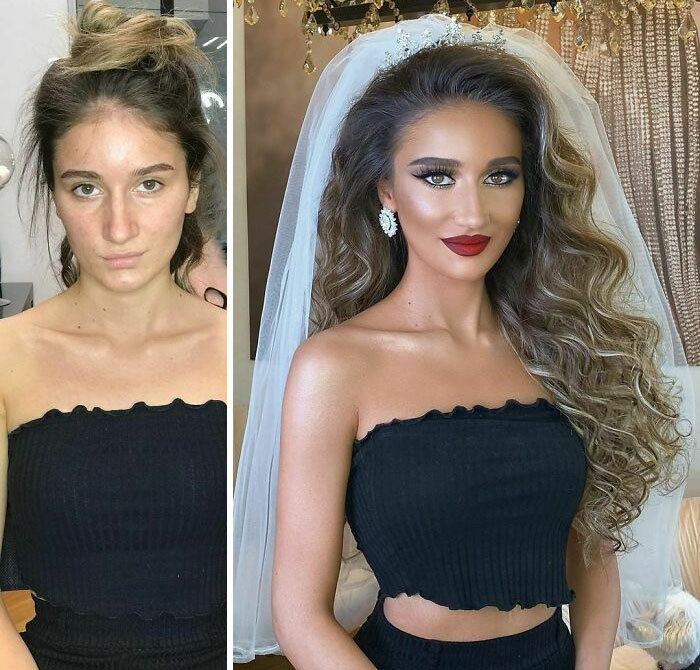 20 noivas antes e depois da maquiagem por Arber Bytyqi 14