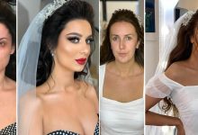 20 noivas antes e depois da maquiagem por Arber Bytyqi 13