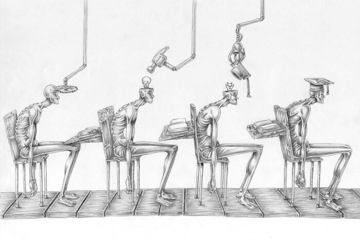 Os erros da sociedade atual em 55 ilustrações controversas 6