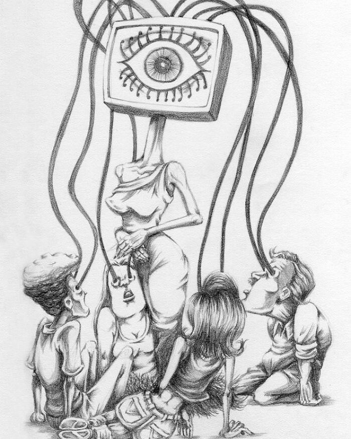 Os erros da sociedade atual em 55 ilustrações controversas 8