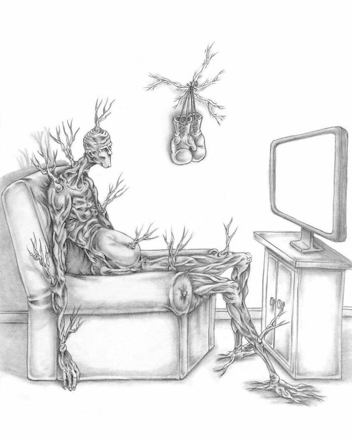 Os erros da sociedade atual em 55 ilustrações controversas 11