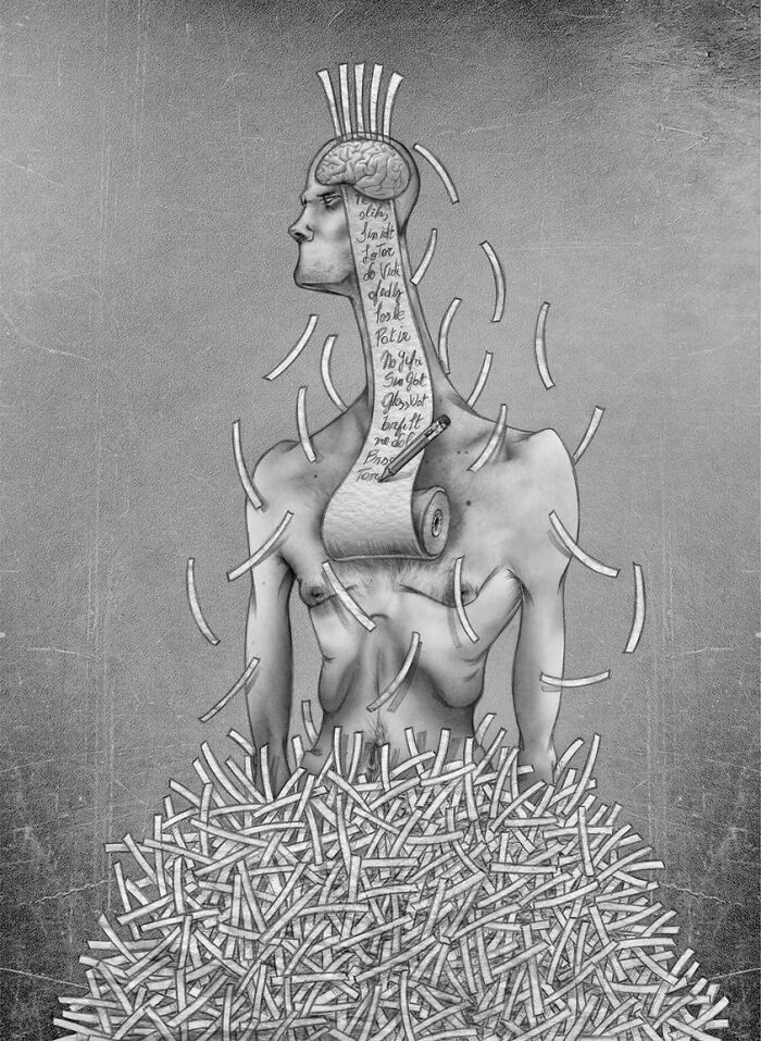 Os erros da sociedade atual em 55 ilustrações controversas 36