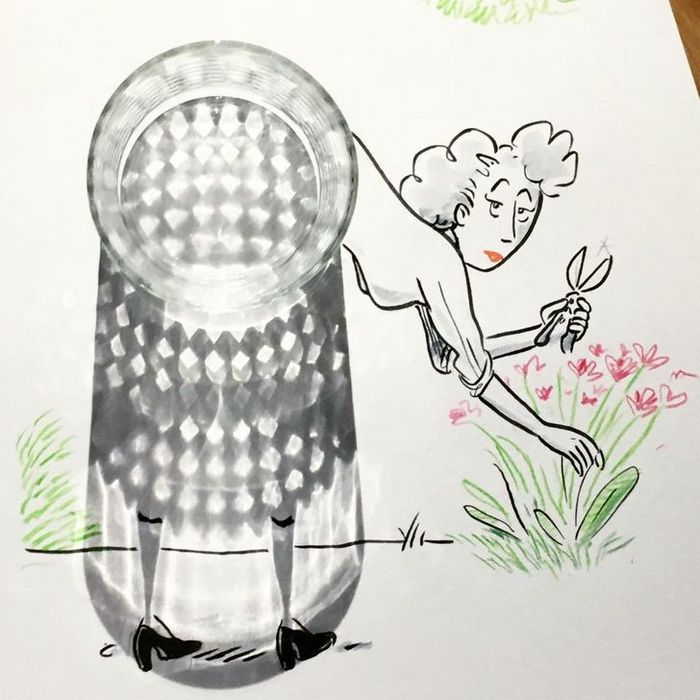 Um artista belga usa sombras para dar vida a objetos 16