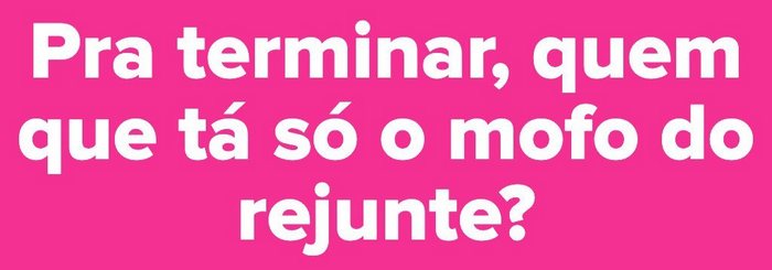 Você está cansado ou é todo mundo? 5