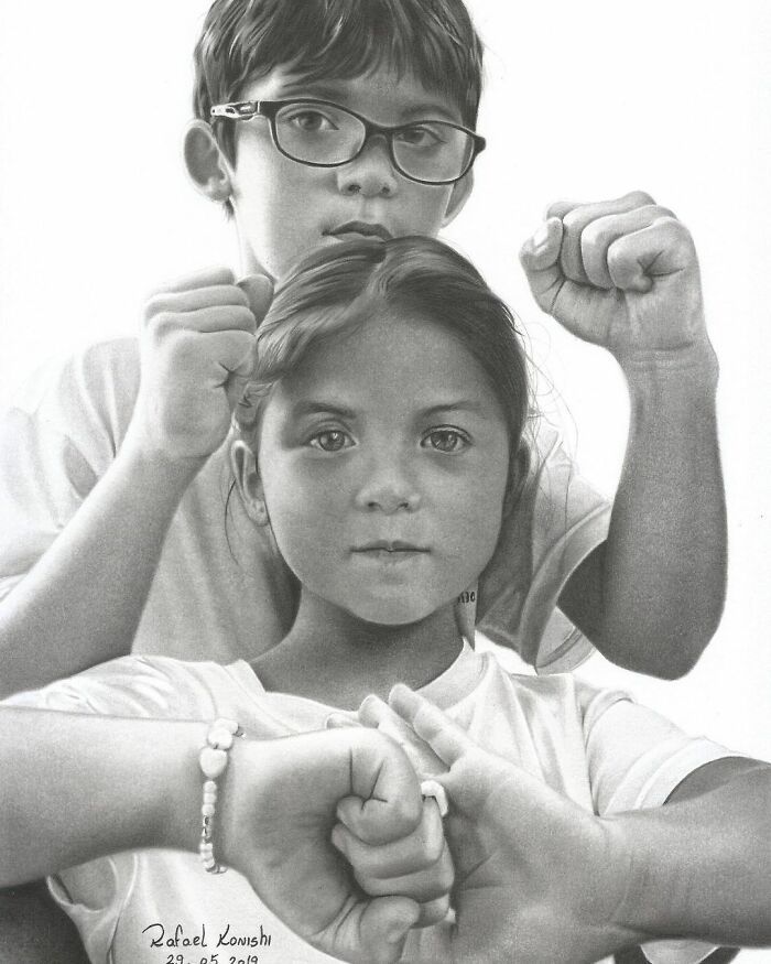 35 desenhos a lápis hiper-realistas por Rafael Konishi 27