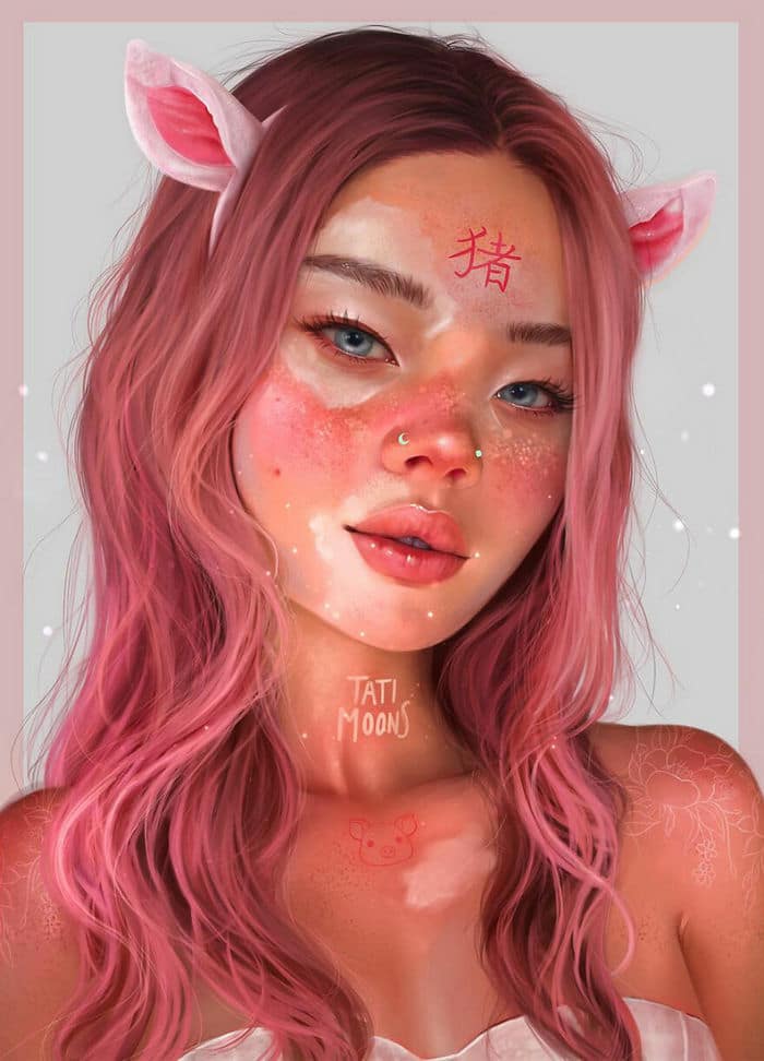 Artista imagina como seriam os signos, planetas e elementos do zodíaco chinês como pessoas 30 Artista imagina como seriam os signos, planetas e elementos do zodíaco chinês como pessoas 30