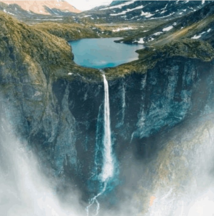 36 fotos de drones surreal que vão te dar frio na barriga 37
