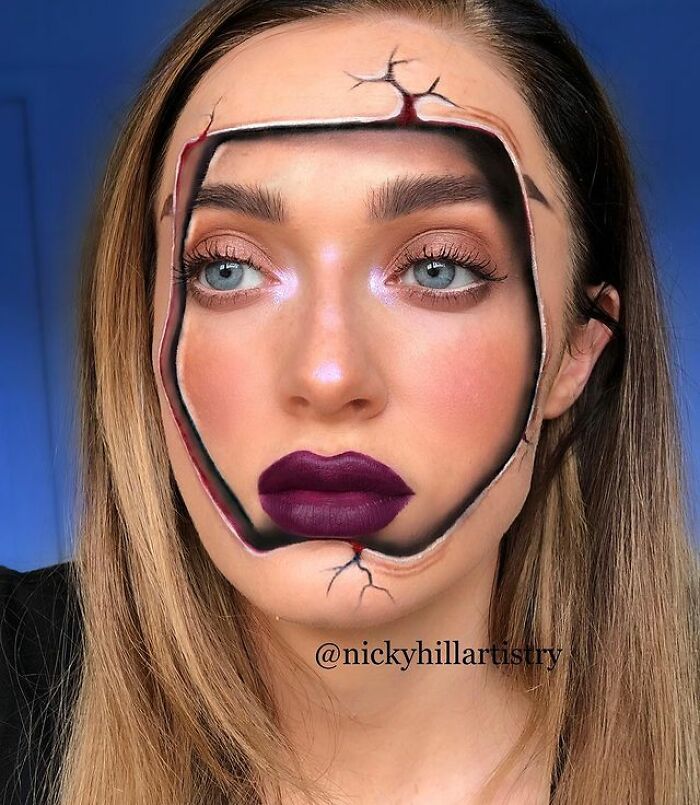 Artista de maquiagem se transforma em qualquer celebridade ou ilusão de ótica que ela deseja 7