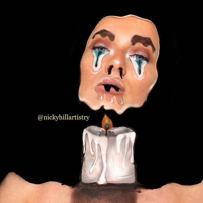 Artista de maquiagem se transforma em qualquer celebridade ou ilusão de ótica que ela deseja 9