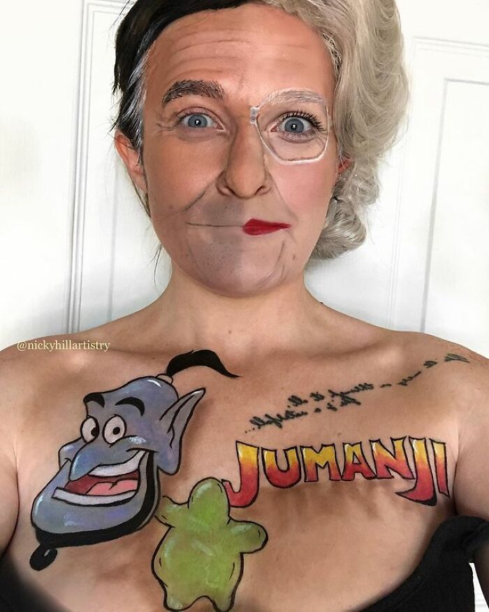 Artista de maquiagem se transforma em qualquer celebridade ou ilusão de ótica que ela deseja 20