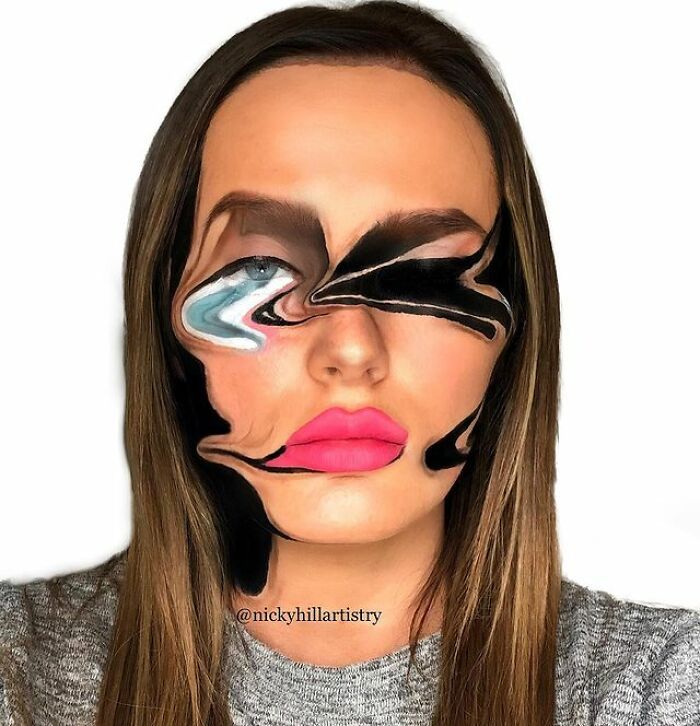 Artista de maquiagem se transforma em qualquer celebridade ou ilusão de ótica que ela deseja 35