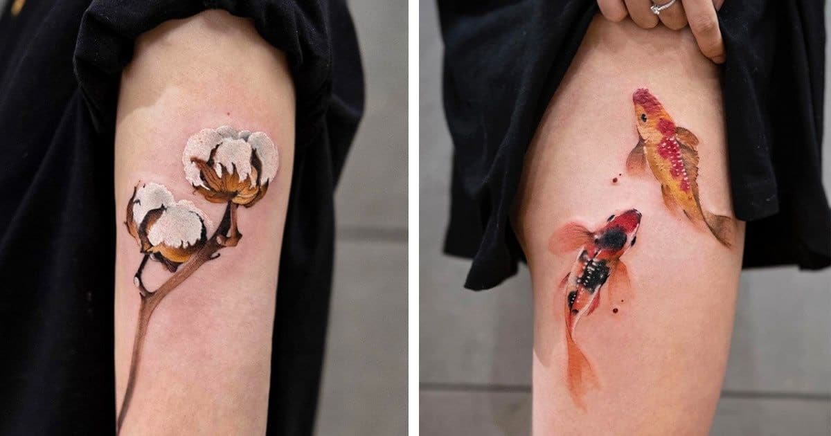 Artista faz tatuagens de tirar o fôlego que parecem ter saído de um conto de fadas