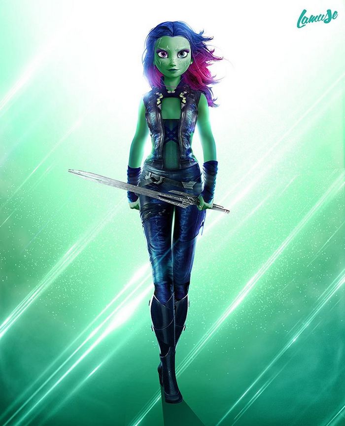 Artista imaginou personagens da Disney como super-heróis 12 Artista imaginou personagens da Disney como super-heróis 12