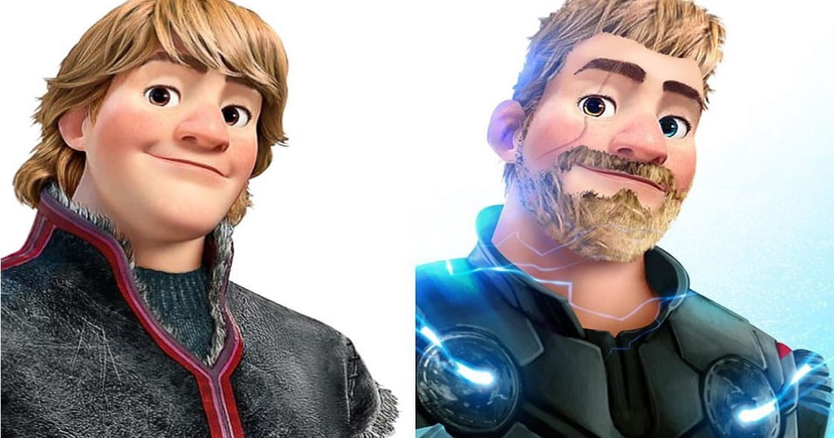 Artista imaginou personagens da Disney como super-heróis