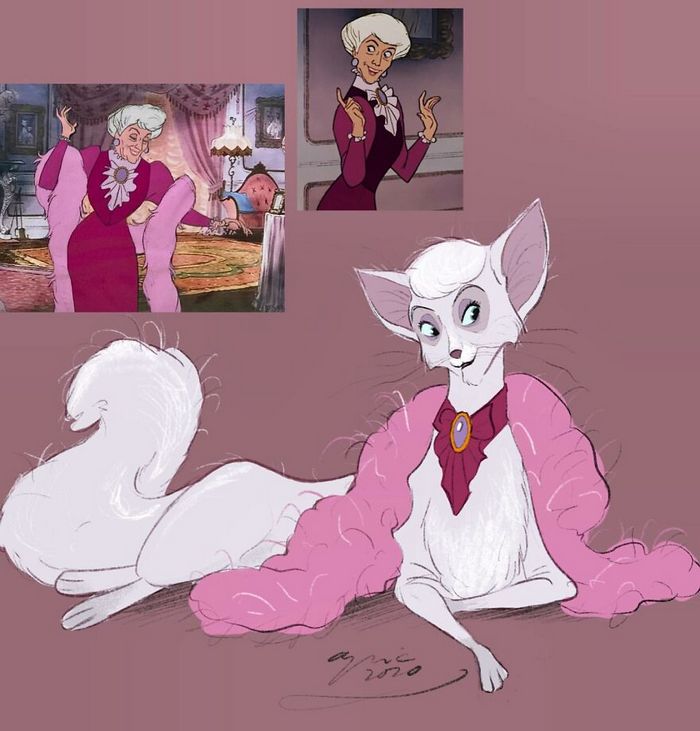 Artista recria personagens da Disney como se fossem humanos e os humanos como animais 6