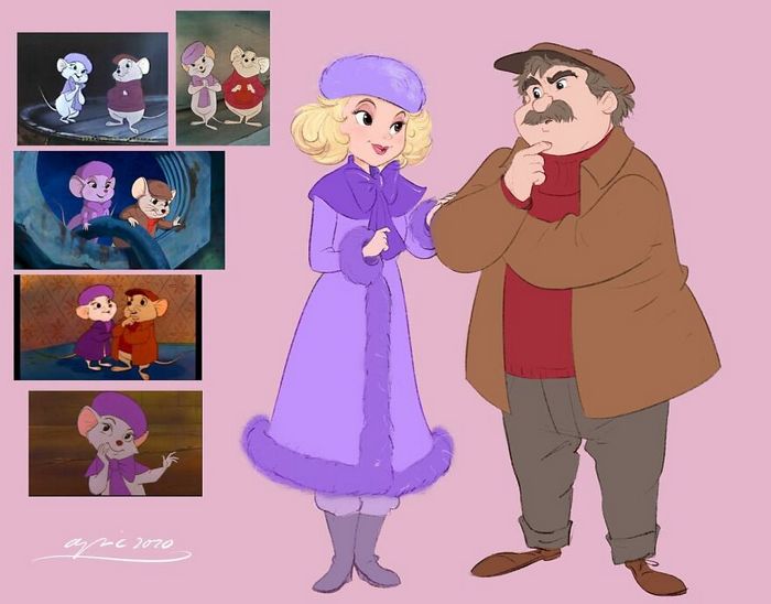 Artista recria personagens da Disney como se fossem humanos e os humanos como animais 8