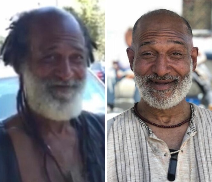 Barbeiro transforma pessoas sem-teto de graça e essas 30 fotos de antes e depois 21 Barbeiro transforma pessoas sem-teto de graça e essas 30 fotos de antes e depois 21