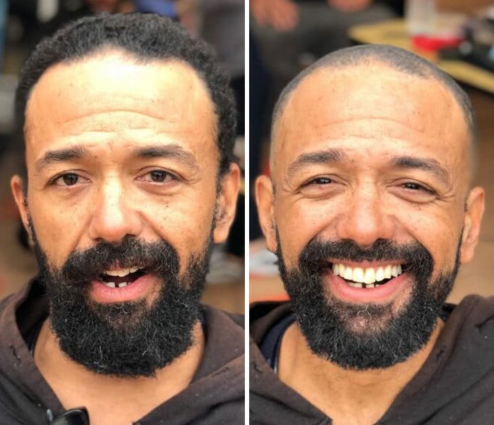 Barbeiro transforma pessoas sem-teto de graça e essas 30 fotos de antes e depois 28 Barbeiro transforma pessoas sem-teto de graça e essas 30 fotos de antes e depois 28