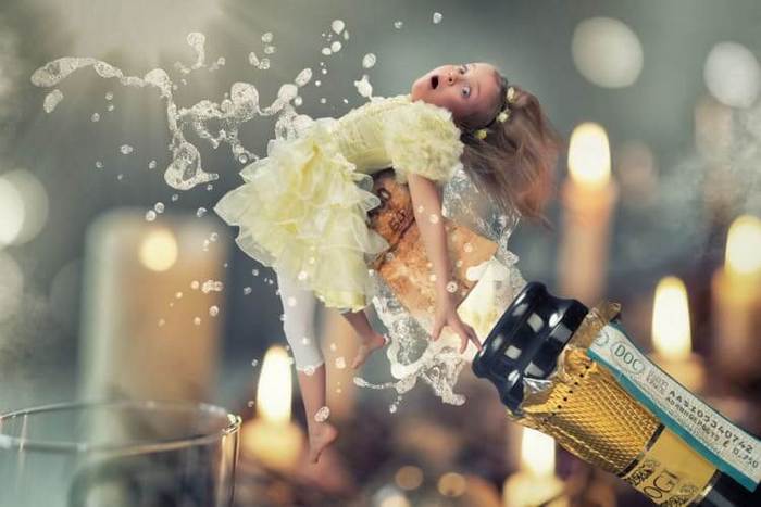 Fotógrafo cria manipulações extraordinárias com a sua própria família 4