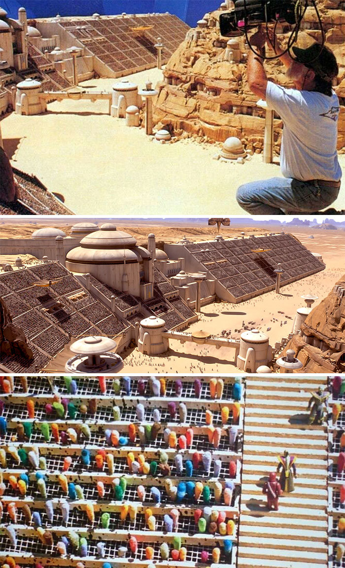 38 fotos de bastidores que mostram o outro lado de filmes famosos 2